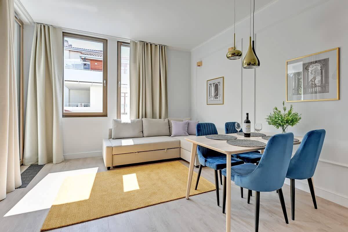 Cały apartament, Apartament wakacyjny dla 4 osób z balkon/ taras in Jelitkowo, Gdańsk