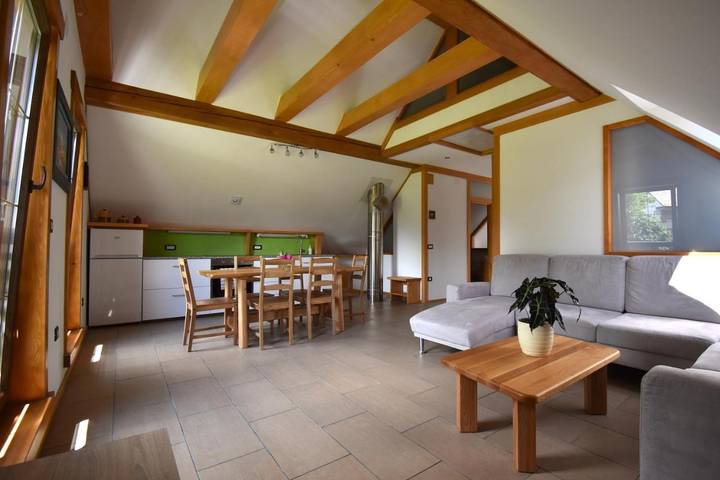 Apartament wakacyjny dla 5 osób, z widok i ogród, zwierzęta dozwolone w Bovec