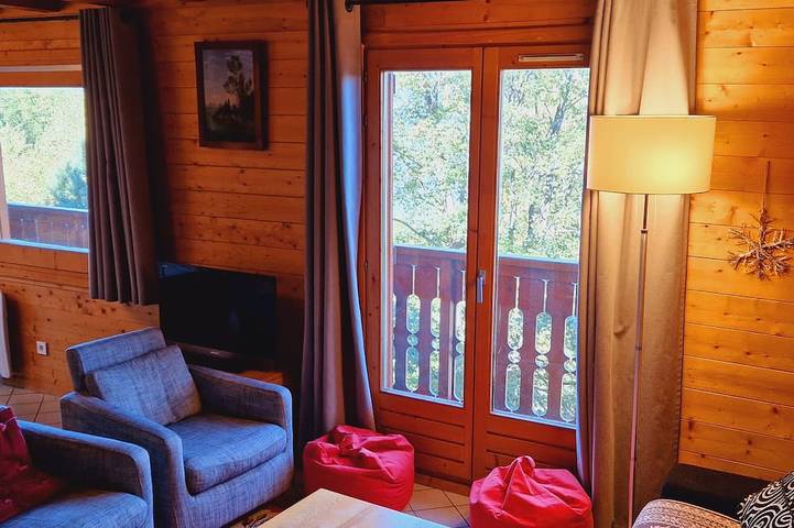 Chalet pour 4 personnes, avec balcon