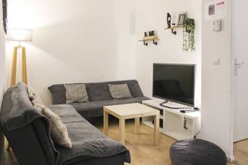 Gîte pour 6 personnes, avec balcon, adapté aux familles à Aubervilliers