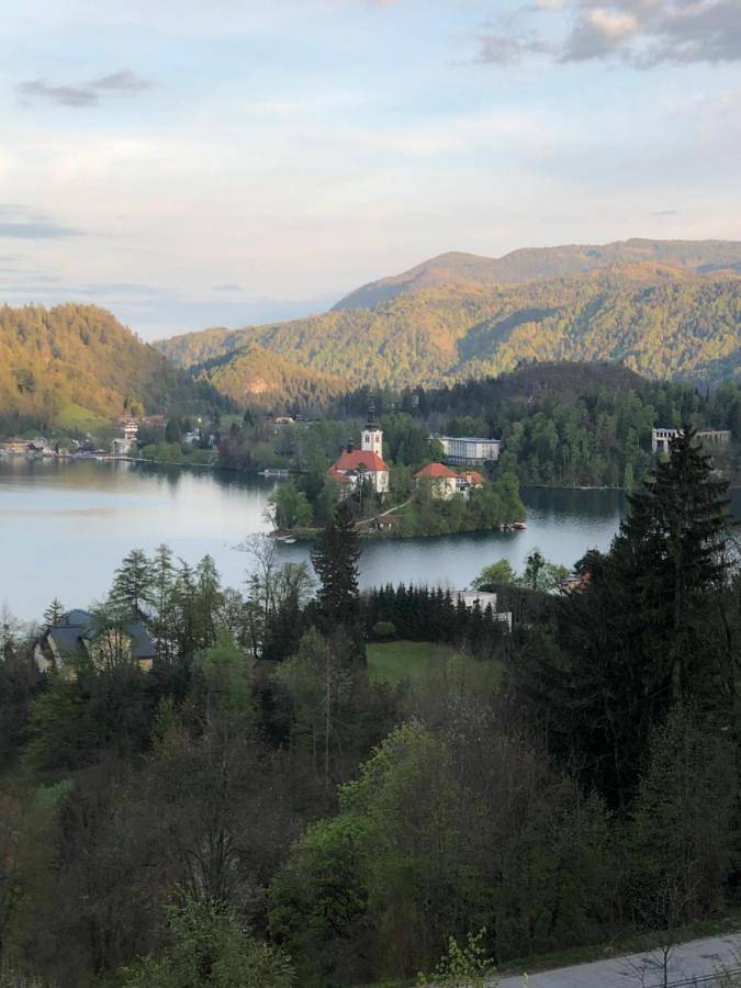 Gîte pour 4 personnes, avec vue ainsi que vue sur le lac et jardin à Bled - 2
