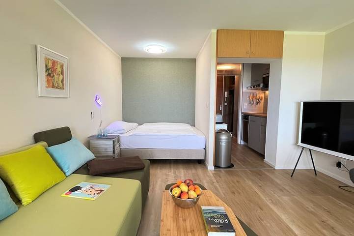 Ferienwohnung für 3 Personen, mit Pool und Balkon, mit Haustier in Dittishausen - 4