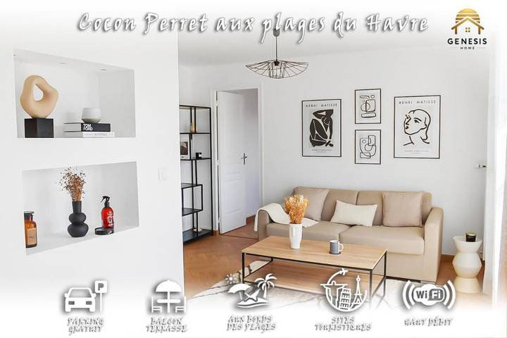 Appartement de vacances pour 4 personnes, avec balcon