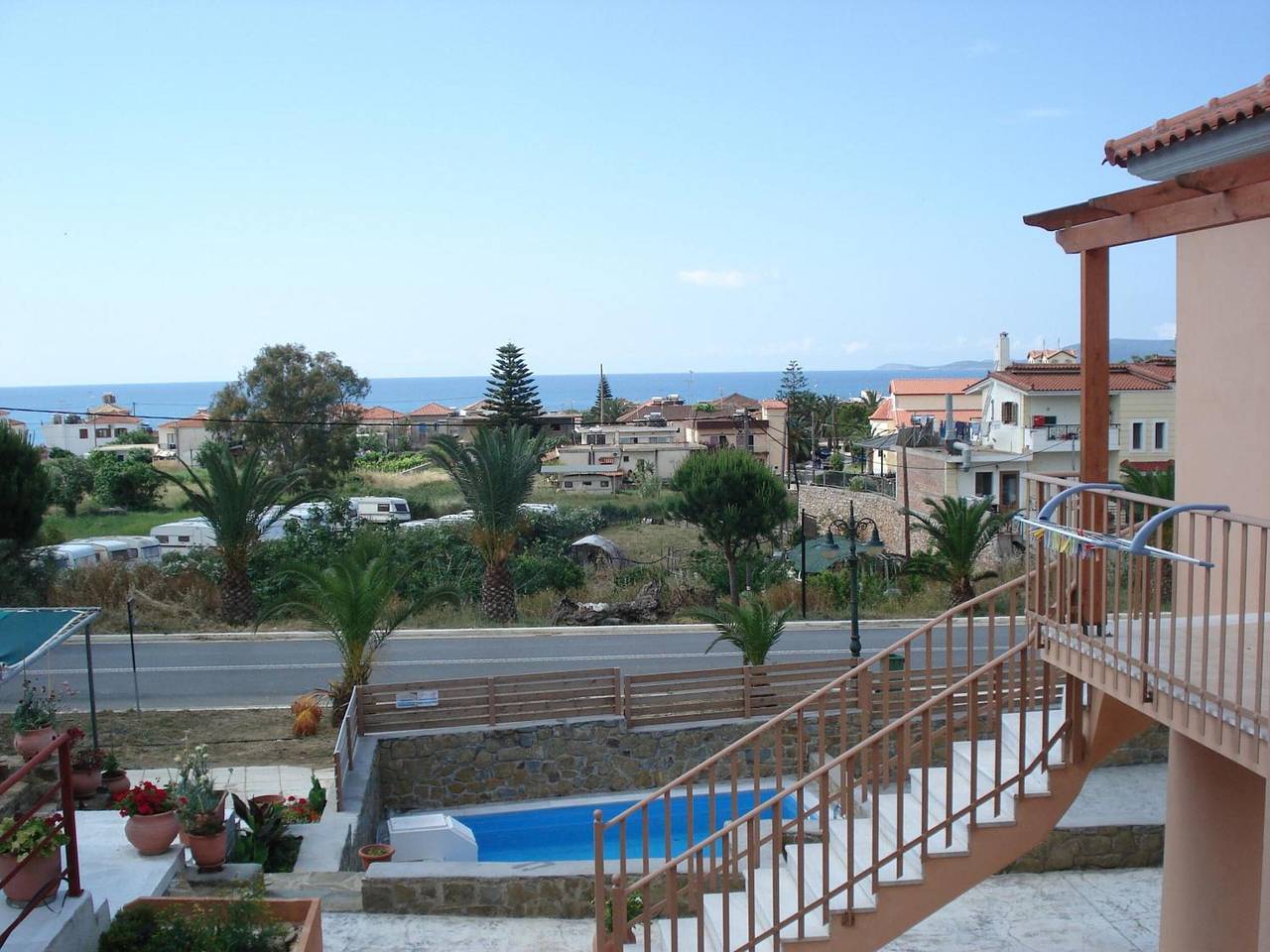 Ganze Wohnung, Apartment 'Chroma' mit Meerblick, Wlan und Klimaanlage in Finikounda, Messenien