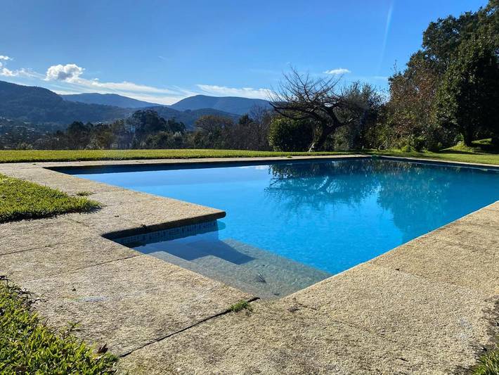 Casa rural para 14 personas, con vistas además de piscina y jardín en Gondomar - 3