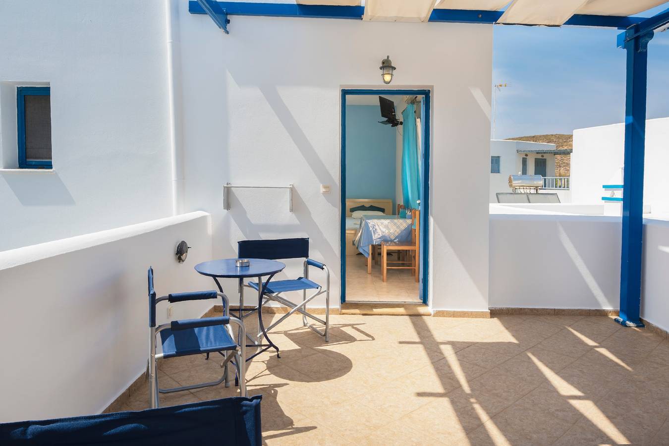Monolocale intero, Monolocale 'Studios Ninemia Serifos 5' con vista mare, Wi-Fi e aria condizionata in Livadi, Cicladi