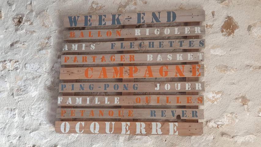 Gîte pour 13 personnes, avec jardin à Ocquerre - 4