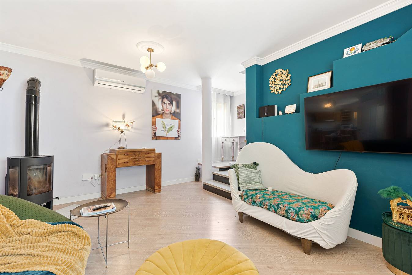 Casa de vacaciones 'Casa Miraflores' con vistas al mar, Wi-Fi y aire acondicionado in El Palo (Málaga), Málaga