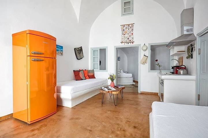 Santorini-Schätze Rockside Villa traditionell in Santorin