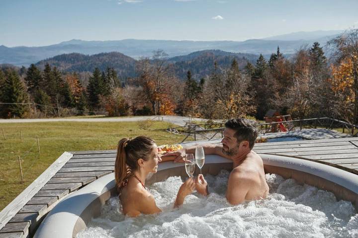 Chambre d’hôte pour 4 personnes, avec piscine et jacuzzi ainsi que sauna et terrasse, adapté aux familles à Ajdovščina - 2