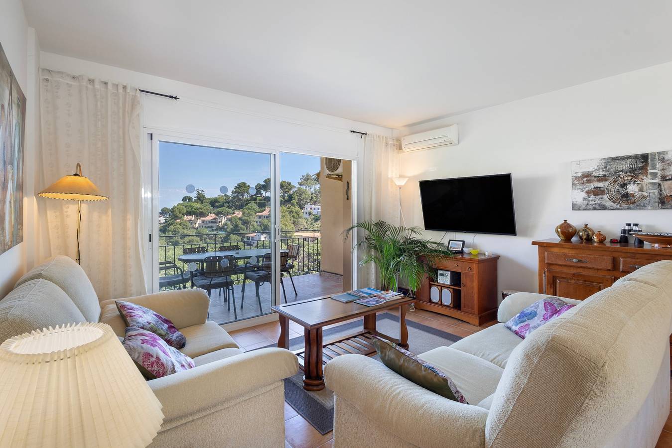 Casa a schiera con vista mare e piscina condominiale in Begur, Costa Brava
