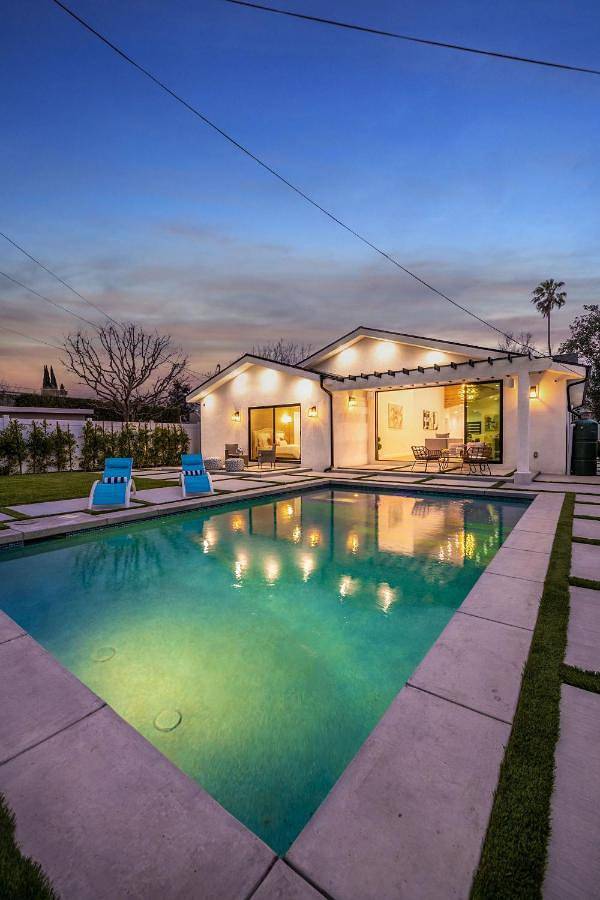 Willa dla 10 osób, z basen i ogród oraz widok w Los Angeles