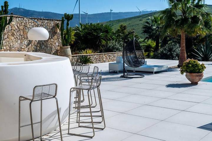 Villa pour 14 personnes, avec piscine ainsi que vue et jardin, animaux acceptés à Tarifa - 3