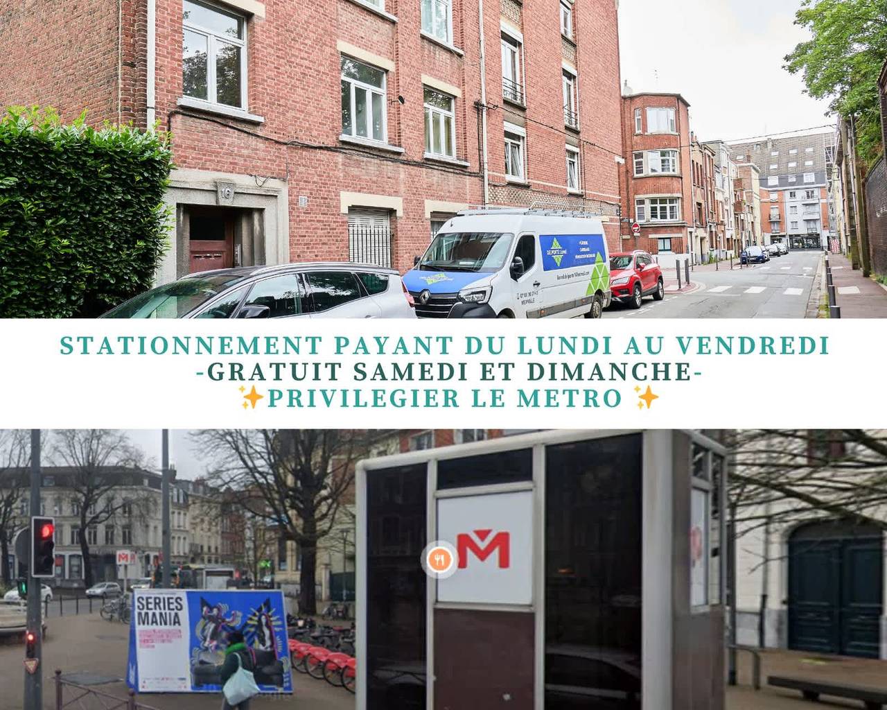 Appartement entier, Appartement de vacances pour 4 personnes in Lille, Région de Lille