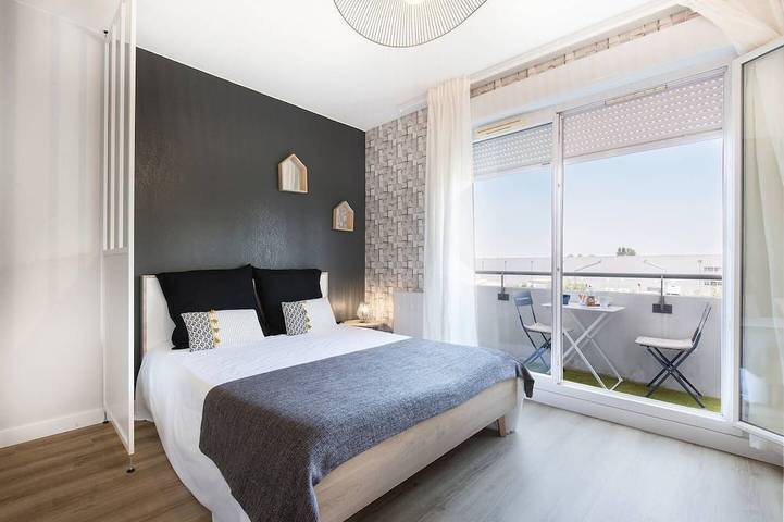 Location de vacances pour 2 personnes, avec Balcon et Piscine à Cugnaux
