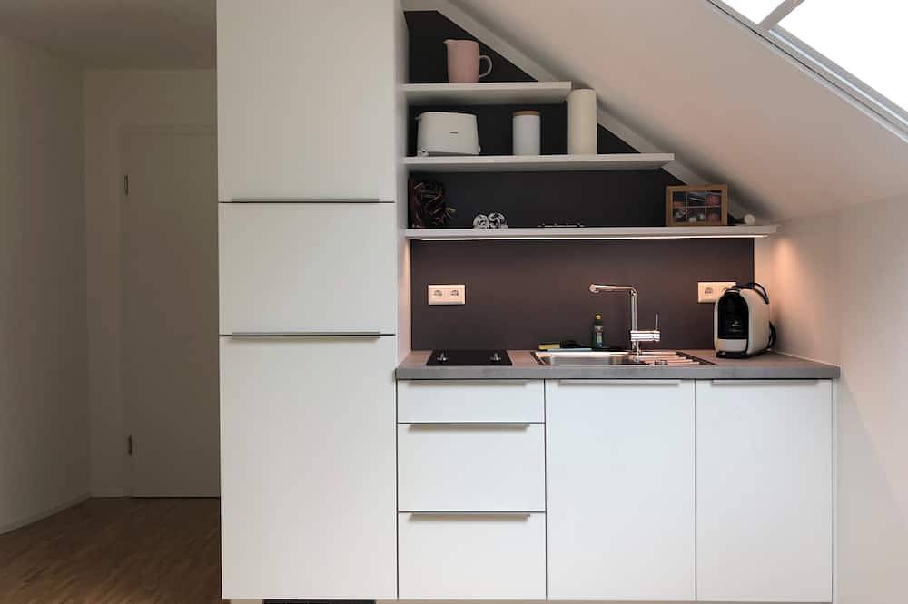 Ganze Wohnung, 1-Zimmer Dachgeschosswohnung mit Seeblick und großem Balkon auf der Mettnau in Radolfzell, Radolfzell am Bodensee