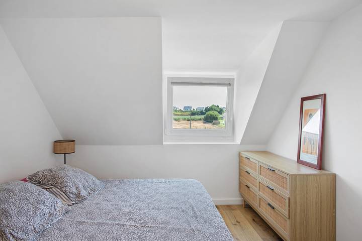 Habitación en Ty Glas - Acogedora estancia en planta alta in Pleubian, Costa de granito rosa