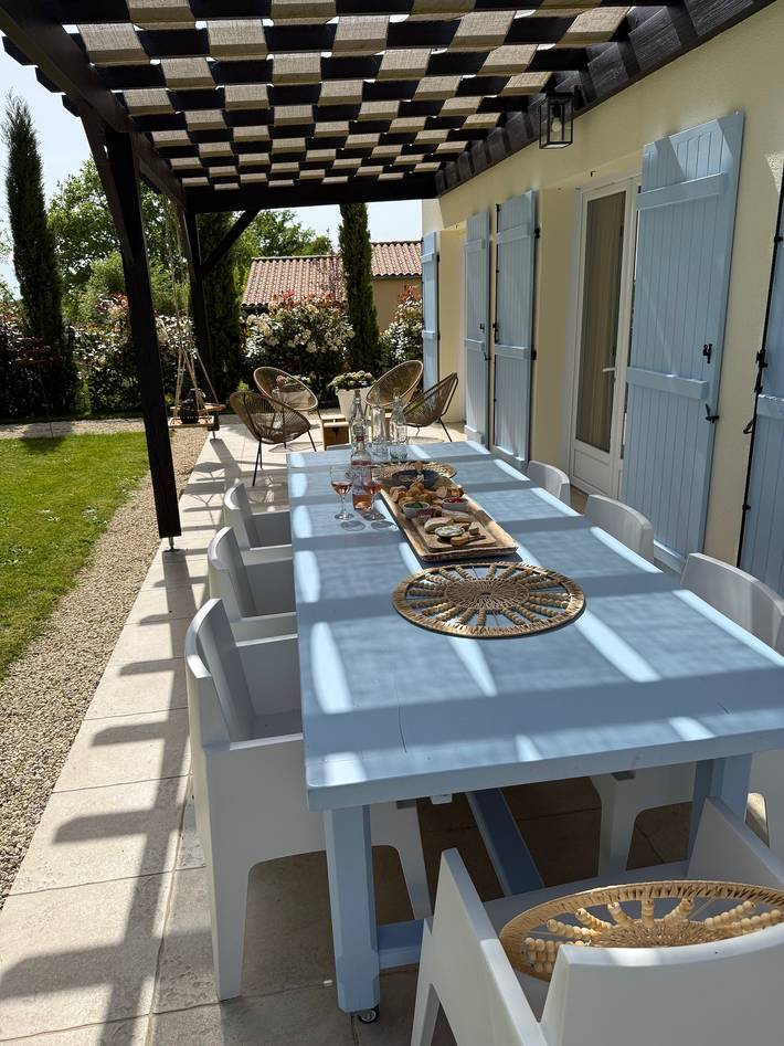 Maison de vacances pour 8 personnes, avec jardin à Vasles