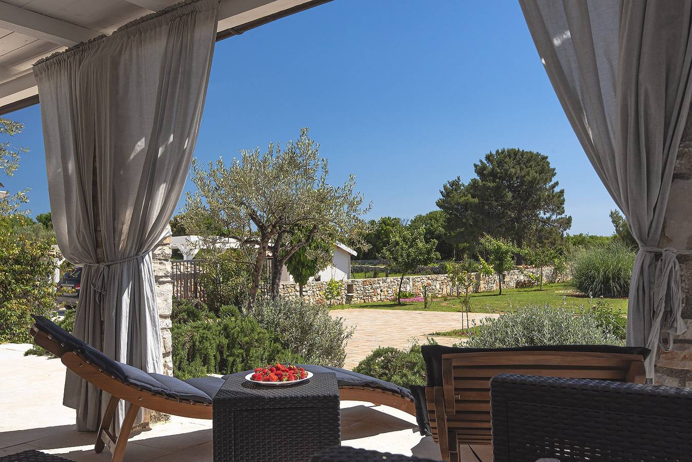 Traumhafte Strandfinca mit eigenem Zugang zum Strand und Klima, Wlan, Bbq in Grad Vodnjan, Południowe Wybrzeże Istrii