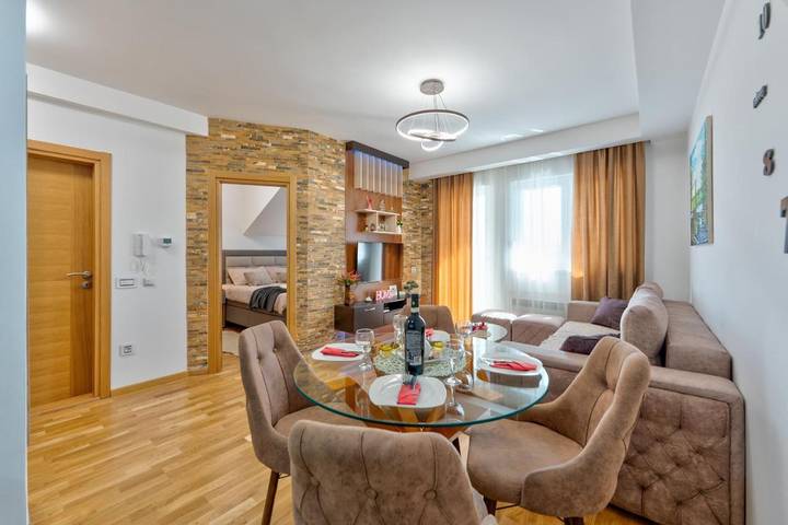 Appartement de vacances pour 4 personnes, avec vue et terrasse