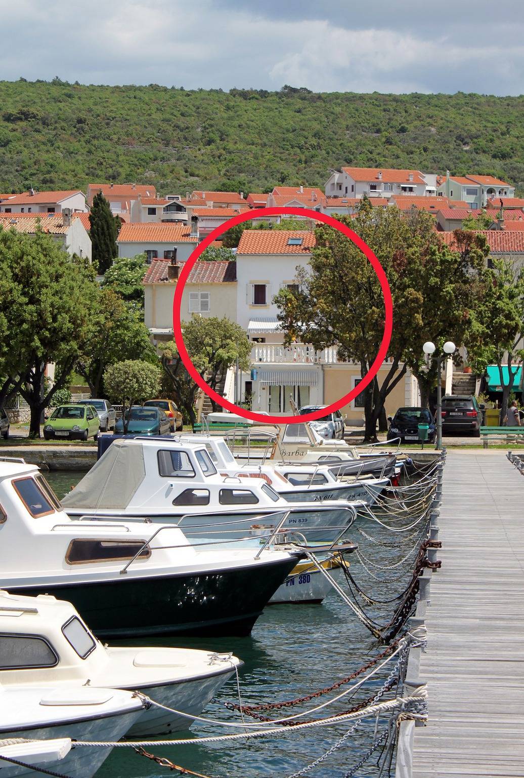 Geheel appartement, Tweekamerappartement met terras en uitzicht op zee Punat (Krk) A-5329-a in Punat, Krk