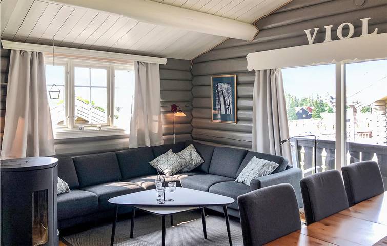 Location de vacances pour 11 personnes, avec terrasse et sauna, animaux acceptés dans Sjusjoen - 2