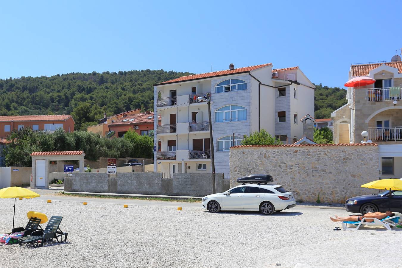 Ganze Wohnung, 1-Zimmer-Ferienwohnung am Strand Slatine, Ciovo A-14541-a in Slatine, Ciovo