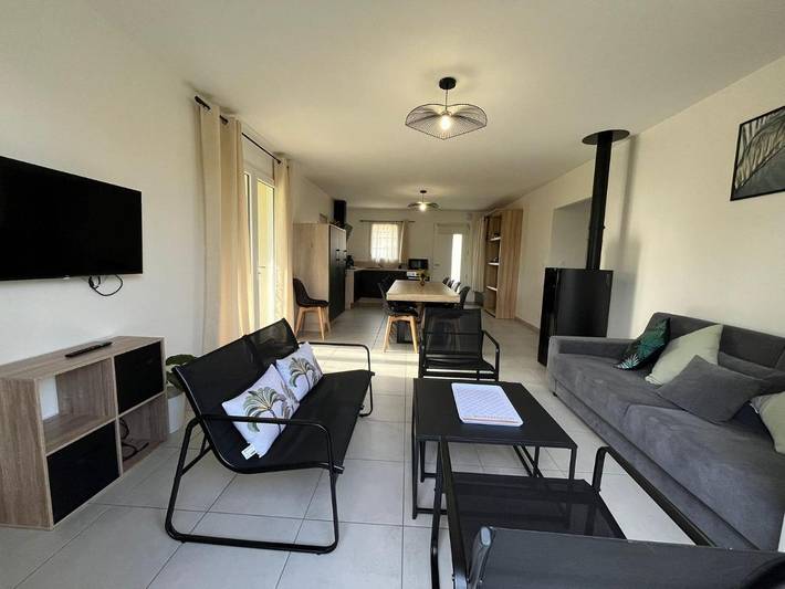 Maison de vacances pour 9 personnes, avec jardin et vue