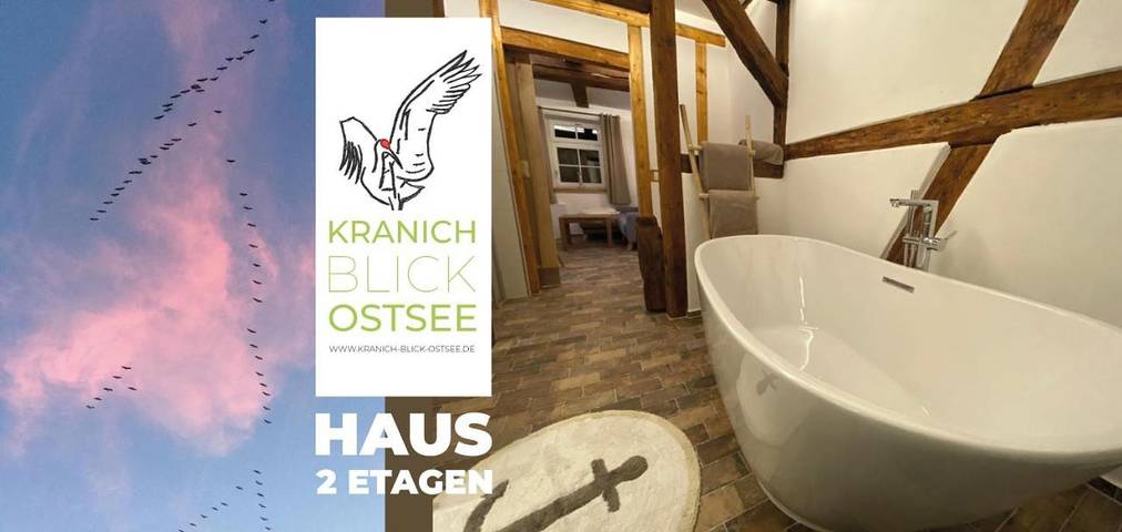 Ferienhaus für 8 Personen, mit Terrasse und Garten sowie Sauna und Ausblick in Neu Bartelshagen
