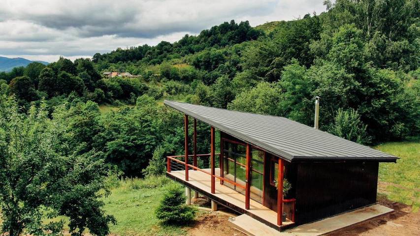 Gîte pour 4 personnes, avec jardin et vue