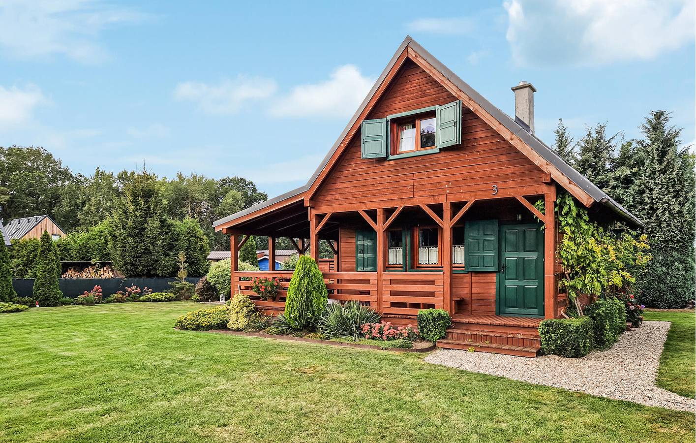 Dom dla 6 osób z taras in Zalew Szczeciński