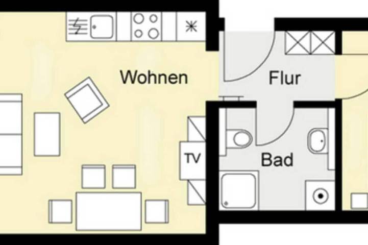 Villa für 4 Personen, mit Balkon in Binz