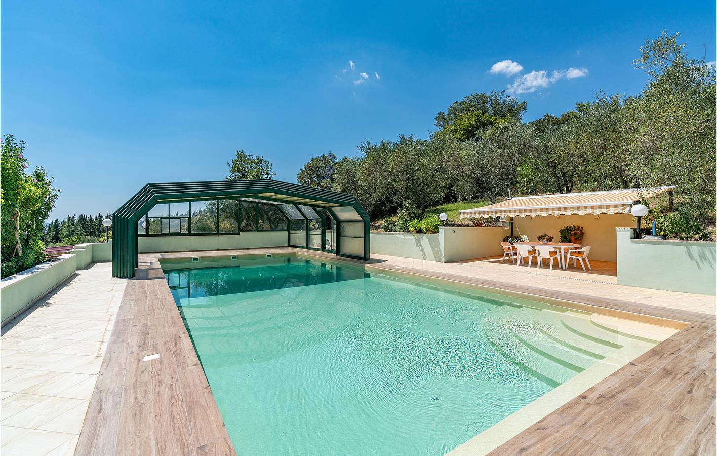 Rückzugsort am Fluss mit Pool und Garten in Murlo, Chianti