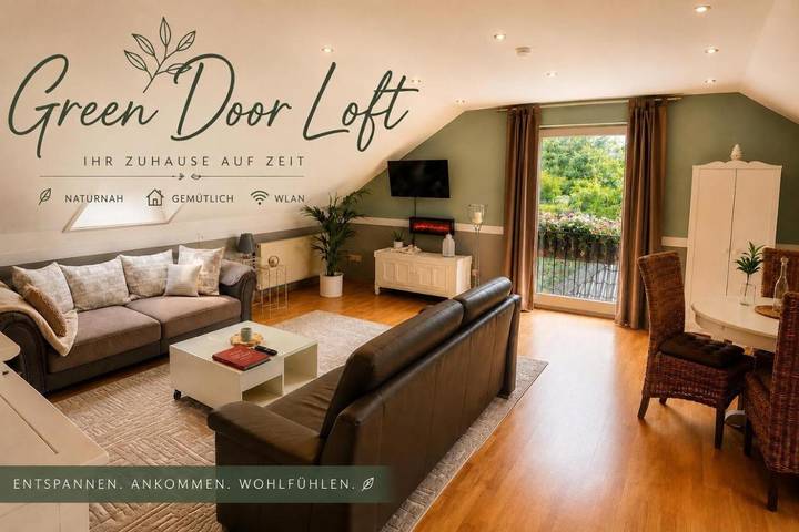 Ferienwohnung für 3 Personen, mit Balkon und Terrasse sowie Ausblick