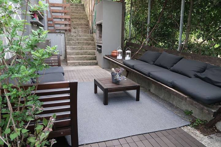 Ferienwohnung für 4 Personen, mit Garten in Mošćenice