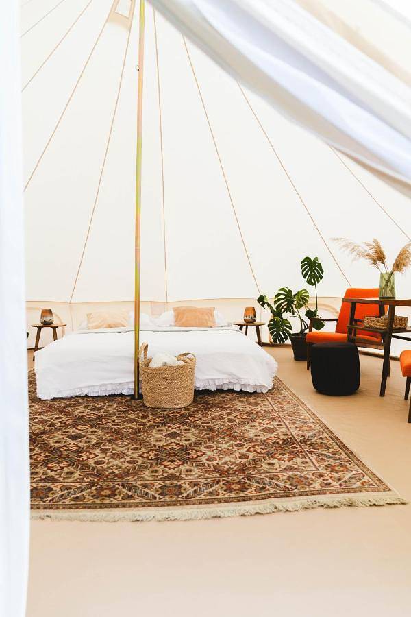 Camping für 4 Personen, mit Ausblick und Garten in Tschechien