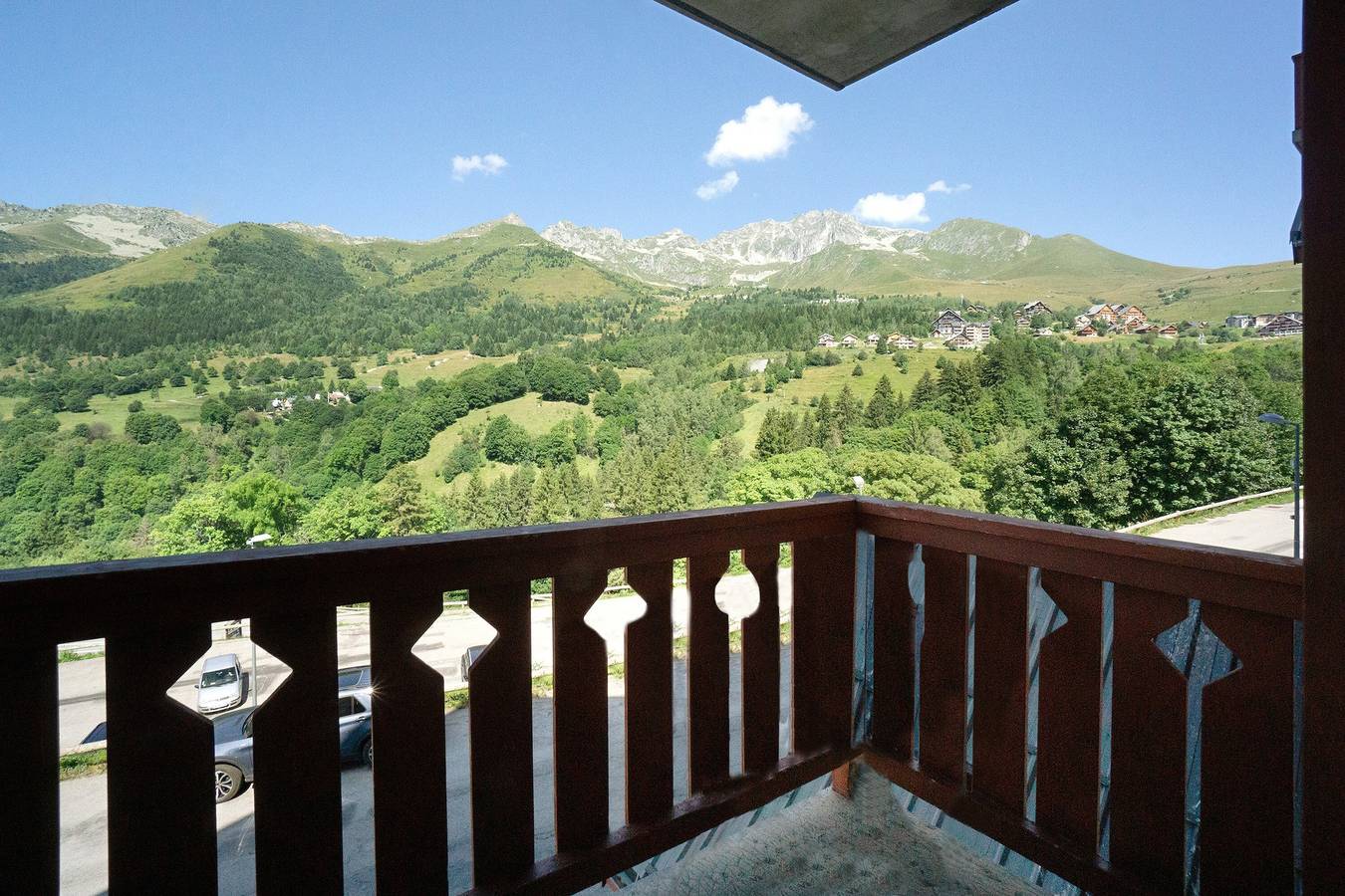 Apartamento entero, Apartamento 'A3 209 Appart Au Pied Des Pistes' con vistas a la montaña y balcón in Saint-François-Longchamp, Le Grand Domaine