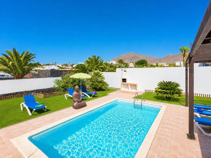 Villa pour 6 personnes, avec Vue sur l’océan ainsi que Terrasse et Jardin à Playa Blanca - 2