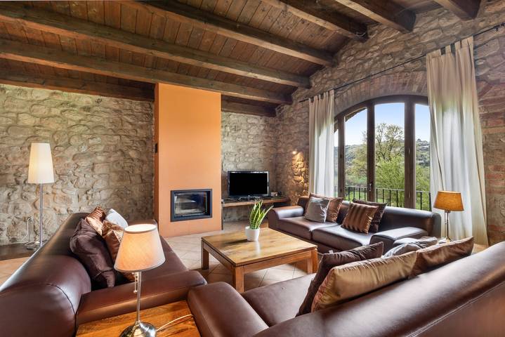 Finca 'Casamira' mit Bergblick, privatem Pool und Wi-Fi in Sagàs, Comarques centrals