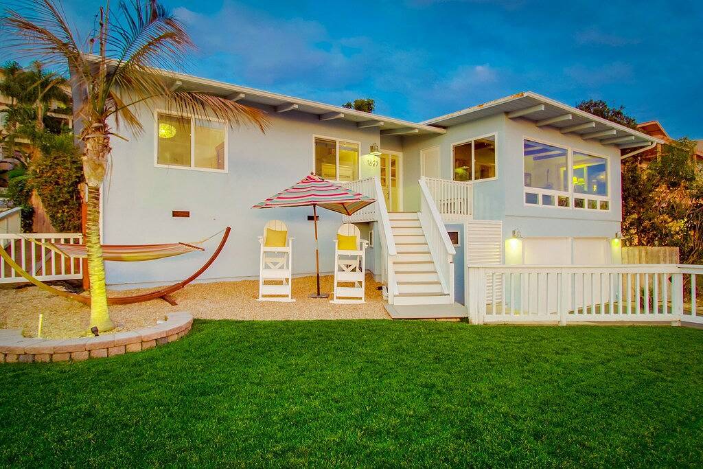 Seaside Abode mit Meerblick perfekt für Familienausflüge! in Encinitas, San Diego County