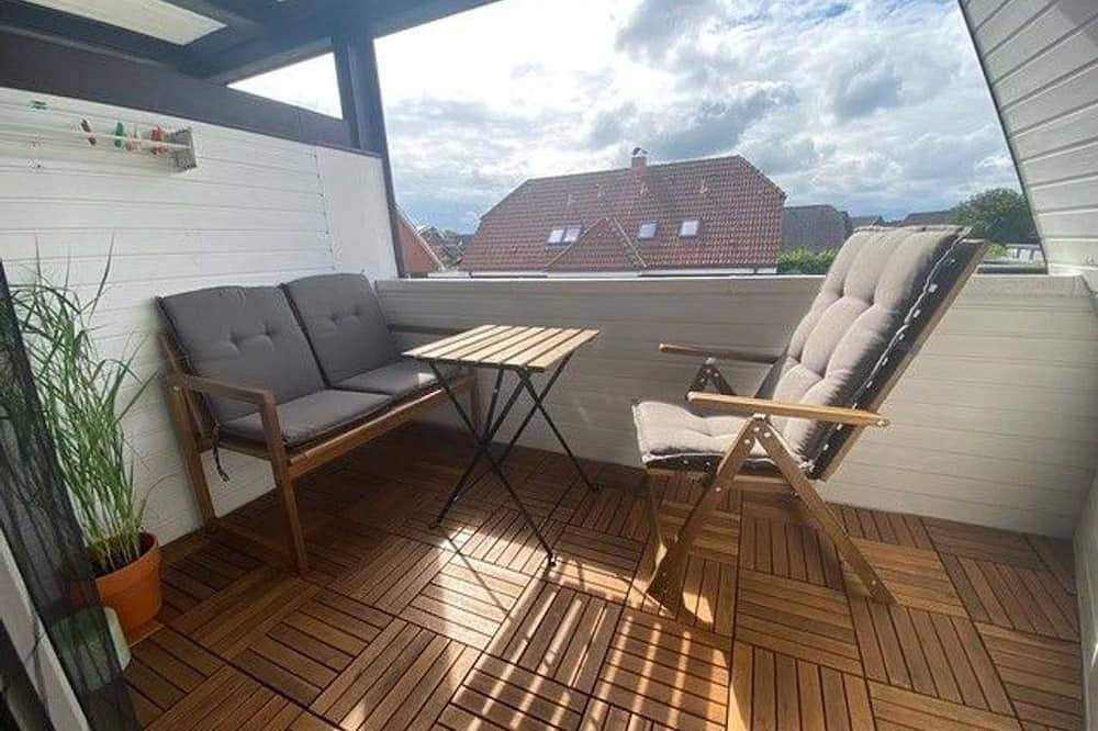 Ganze Wohnung, Ferienwohnung Queller - Schöne Maisonette mit Balkon in Friedrichskoog-Spitze, Friedrichskoog