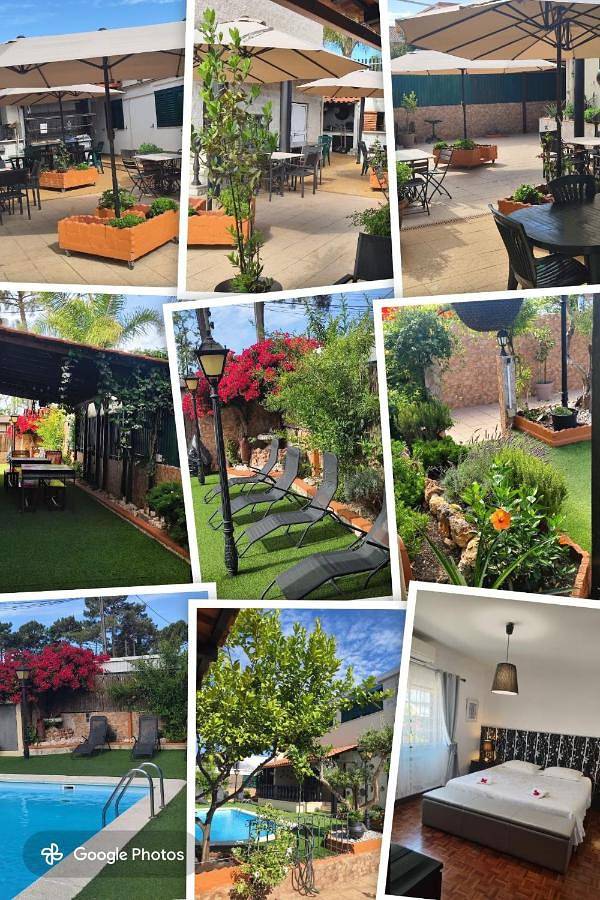 BnB für 9 Personen, mit Terrasse und Garten sowie Pool und Ausblick in Metropolregion Lissabon