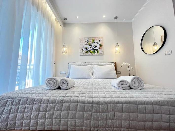 Appartement voor 4 personen, met balkon en uitzicht in Parga