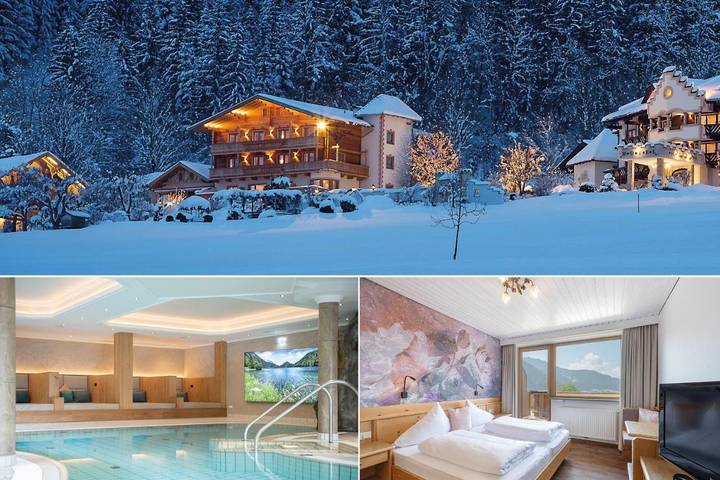 BnB für 2 Personen, mit Ausblick und Sauna sowie Garten und Pool, kinderfreundlich im Brixental