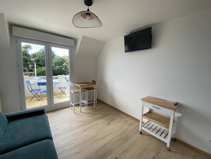 Gîte pour 3 personnes, avec vue et terrasse dans Plage de Mr Hulot - 3