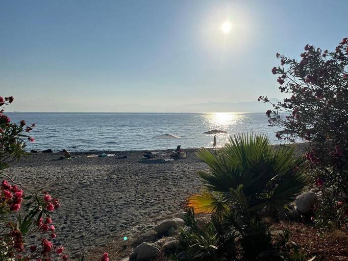 Appartement de vacances pour 4 personnes, avec Balcon et Terrasse ainsi que Jardin et Vue dans Lazzàro