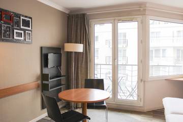 Studio pour 2 personnes, avec balcon, adapté aux familles dans Parc des Expositions (Paris)