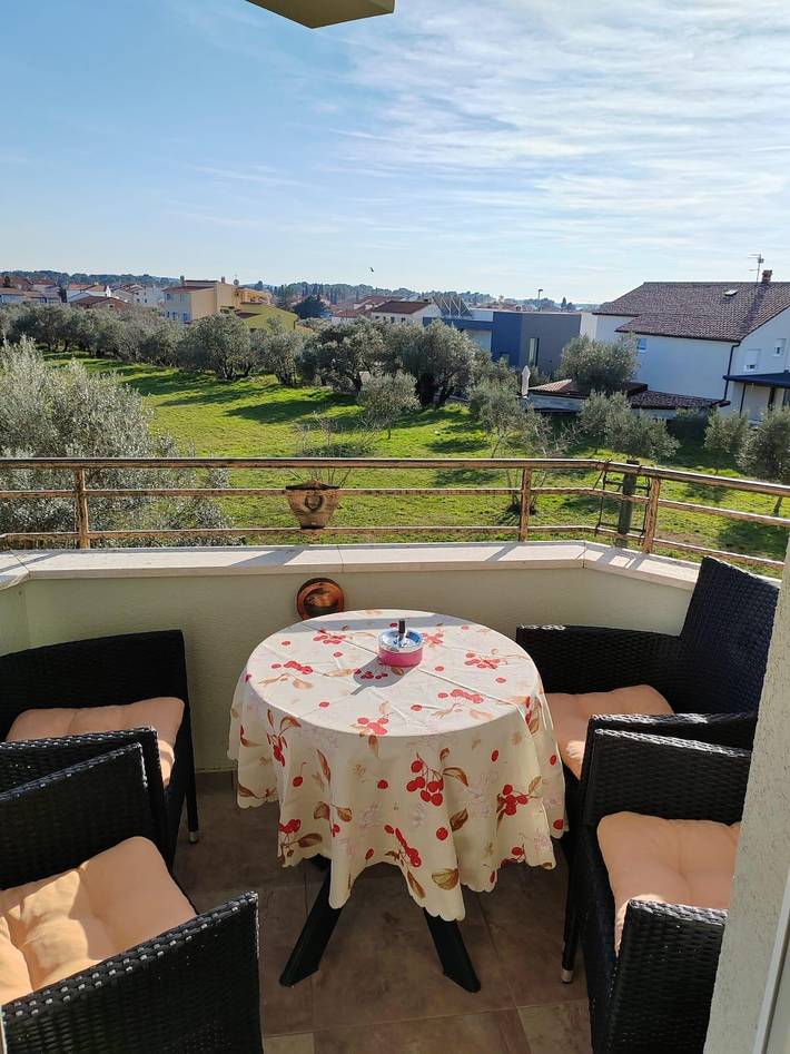 Ferienwohnung für 5 Personen, mit Balkon/Terrasse in Fazana
