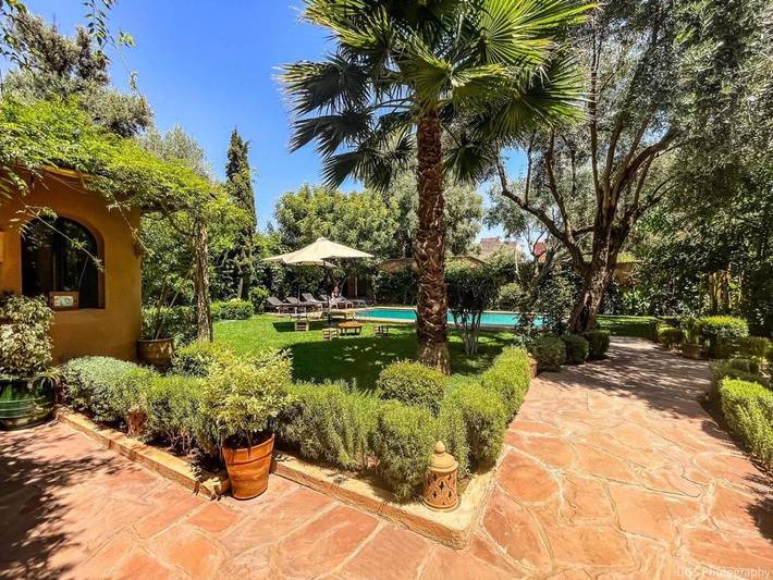 Chambre d’hôte pour 3 personnes, avec vue ainsi que jardin et piscine à Ourika (roman)