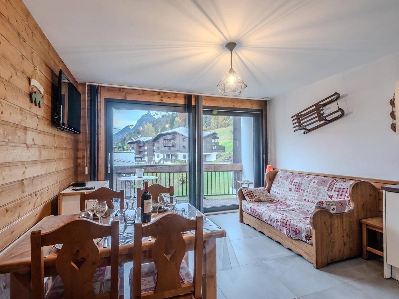 Estudio entero, Acogedor estudio con cabina, cerca de pistas y servicios in Morzine, Les Portes du Soleil